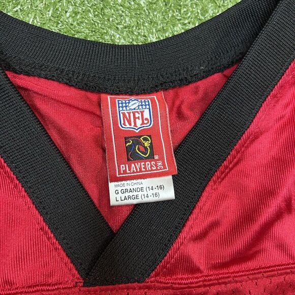 Reebok Players MICHAEL VICK Red ATLANTA FALCONS Youth NFL Team JERSEY Lg - Picture 8 of 8